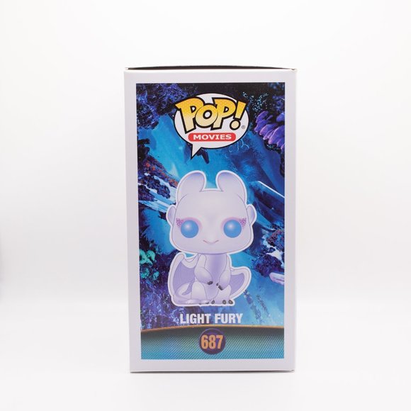 Funko Pop! Vinyl How to Train Your Dragon (HTTYD) Light Fury #687 (GUC) - Picture 4 of 6